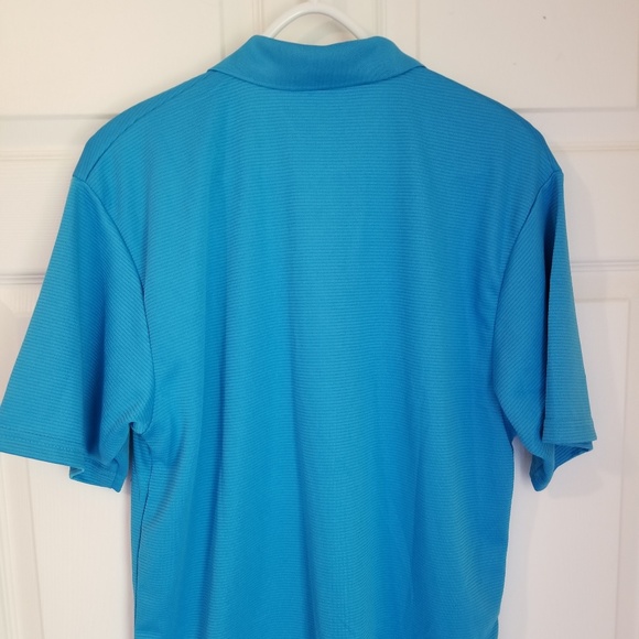 Sea Sun Polo NWT Medium Blue Short Sleeve Ribbed - Picture 5 of 6